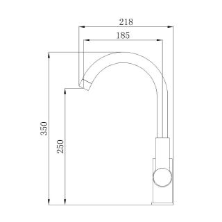 Смеситель для кухни Aquanika Round AQR4015CR хром